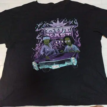 OUTKAST 그래픽 티셔츠 2XL 블랙