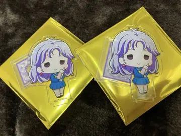 아크릴 스탠드 2개 세트 거울 매혹 얇은 비단