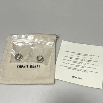 새상품 Sophie Buhai Hinged Hoops 힌지 후프 귀걸이