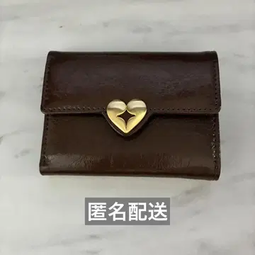 fennec HEARTY FLAP WALLET 브라운
