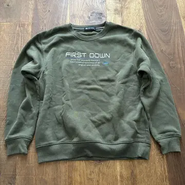 FIRST DOWN 트레이닝복 카키 속기모