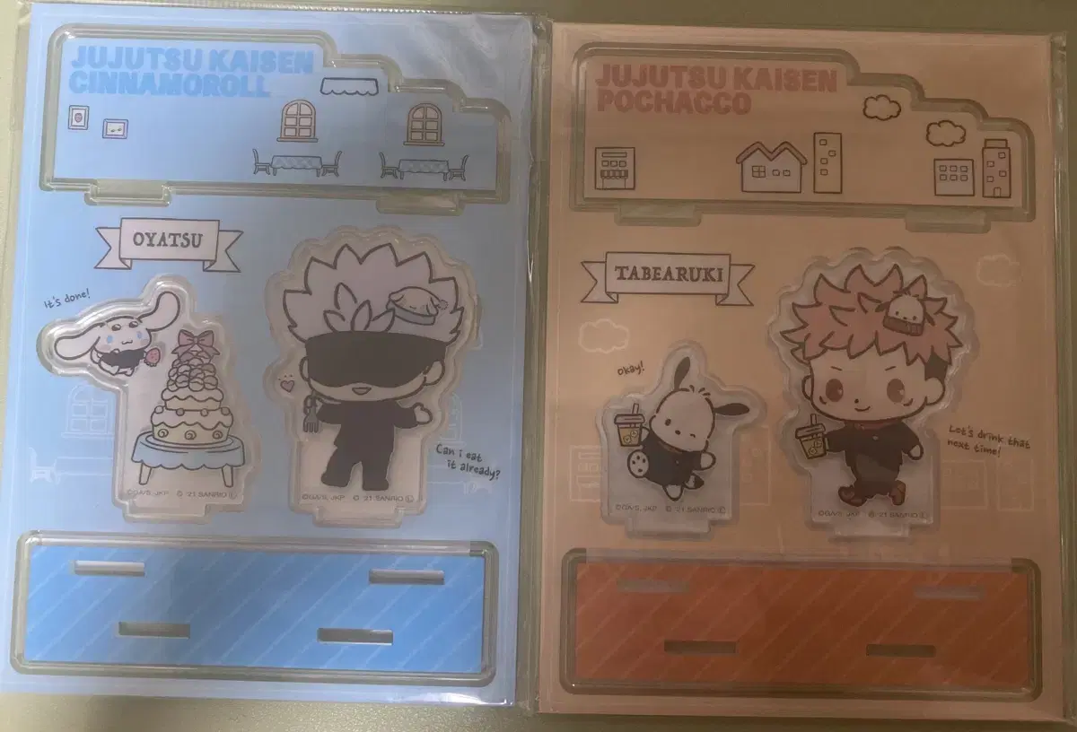 Jujutsu Kaisen Cafe Sanrio Acrylic Gojo Satoru Itadori Yuuji