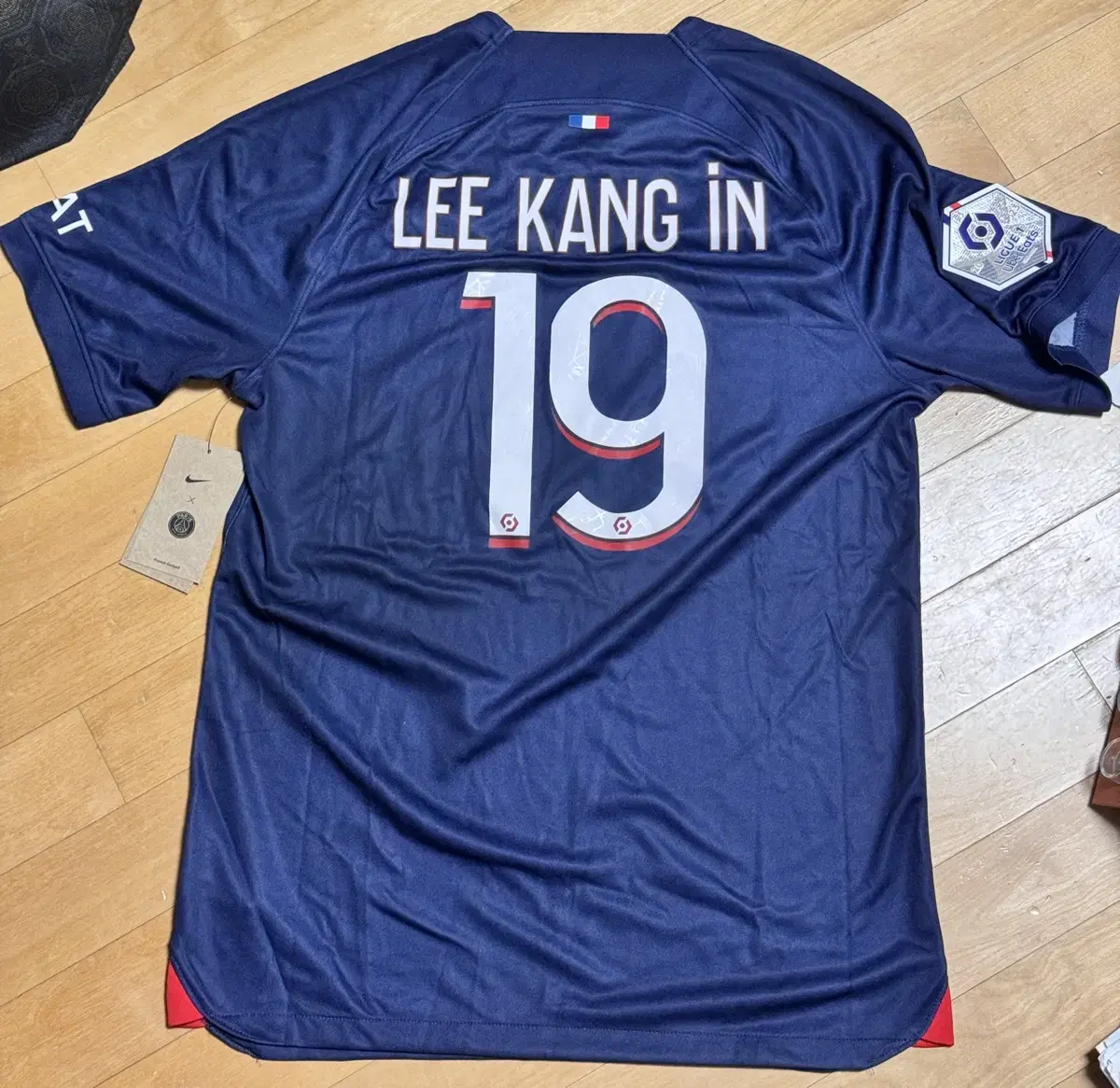 [새상품/쇼핑백O] PSG 23-24 이강인 홈 유니폼 M