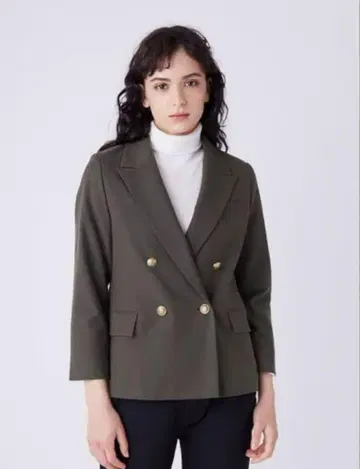 Mila Owen 미라 오웬 더블 브레스트 테일러드 자켓