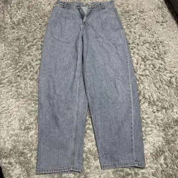 snidel 라이트 블루 와이드 팬츠