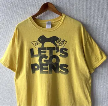 미국 빈티지 의류 NHL 피츠버그 펭귄 프린트 티셔츠 XL