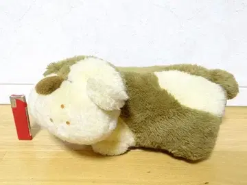 80년대 빈티지 반다이 쁘띠 아뮤르 개 봉제 인형 쇼와 당시 물건