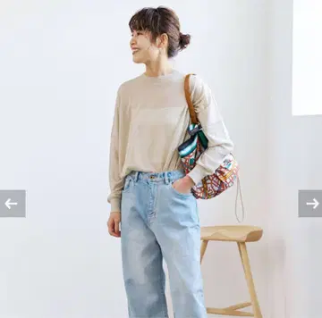 택 포함 새상품 Spick and Span 2way 워셔블 시어 가디건