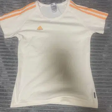 아디다스 CLIMALITE 티셔츠 크림색