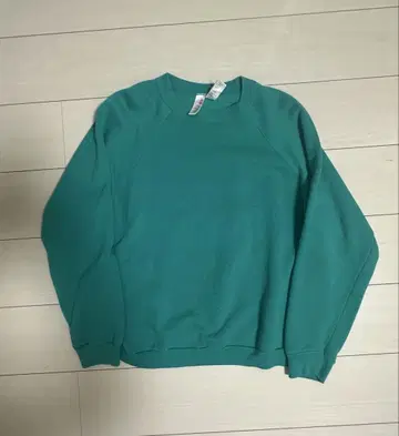 Hanes herway 터콰이즈 맨투맨 80년대~90년대
