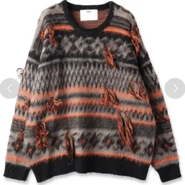 amok NORDIC MOHAIR KNIT 니트 남성용 M 아목