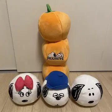 헤이세이 레트로 USJ 스누피 SNOOPY PEANUTS 봉제 인형 세트