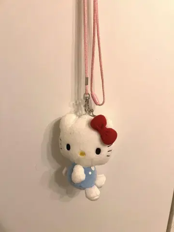 헬로키티 봉제 인형 스트랩