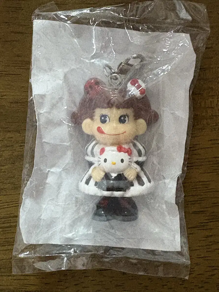 Vintage Kitty Peko-chan Collaboration Mini Figure
