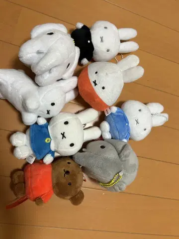 미피 봉제 인형 8종 세트