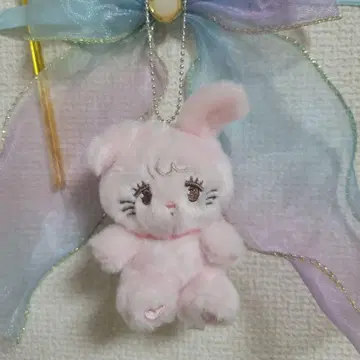 핑크 토끼 봉제 인형