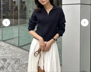 루니 lounie 하프 지퍼 풀오버