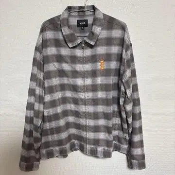 HUF 체크 지퍼 셔츠