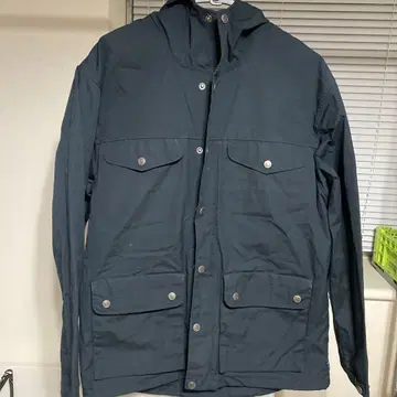 FJALL RAVEN 네이비 마운틴 후드티 L