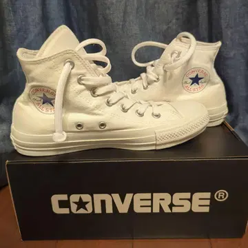 CONVERSE ALL STAR 화이트 하이컷 스니커즈