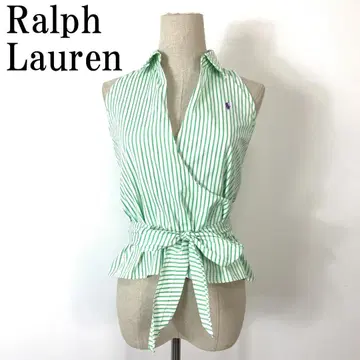 Ralph Lauren 슬리브리스 셔츠 그린 7 B506