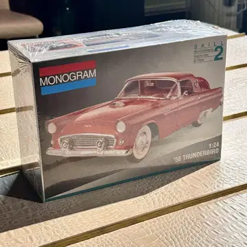 '56 THUNDERBIRD 모델 키트 1:24 스킬 레벨 2 미개봉
