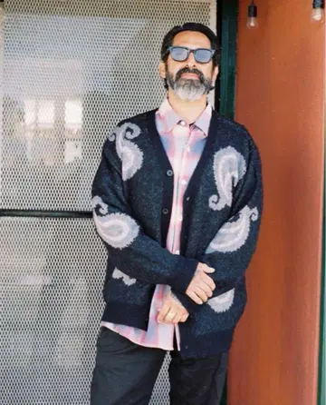 챌린저 페이즐리 가디건