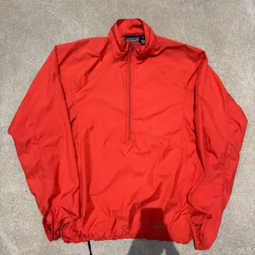 2002년 제작 Patagonia 나일론 풀오버 오렌지