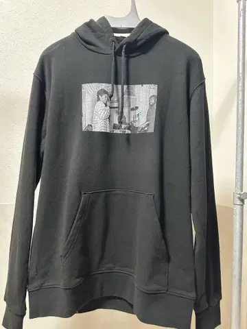 봉주르 레코드 후드티