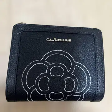 CLATHAS 블랙 두겹 지갑