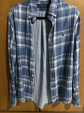 Ralph Lauren 긴팔 셔츠 블루 계열 체크