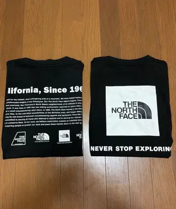THE NORTH FACE 반팔 로고 티 2장 세트