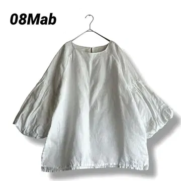 새상품급 08 Mab 08맵 린넨 100% 벌룬 슬리브 블라우스