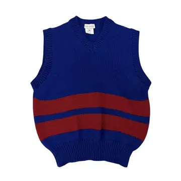 1990년대 Dries Van Noten 경계선 니트 베스트