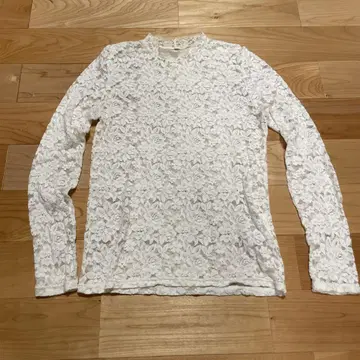 Ray BEAMS 레이스 스트레치 상의