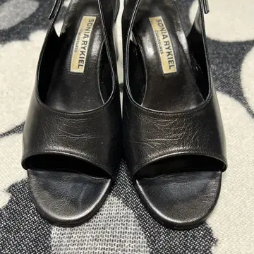 SONIA RYKIEL 블랙 샌들 35