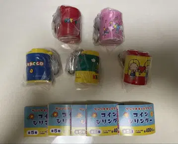 산리오 캐릭터즈 코인 실린더 5개 세트