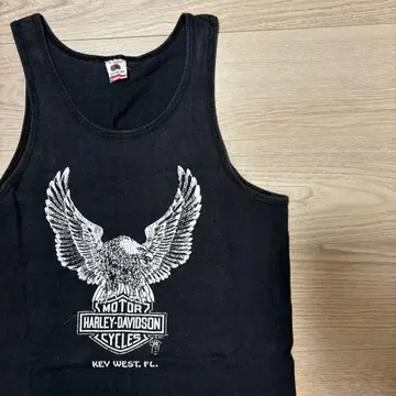 할리데이비슨 80년대 90년대 탱크탑 티셔츠 구제 의류