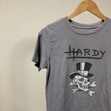 Ed Hardy 에드하디 스컬 그래픽 티셔츠 그레이 피치 티