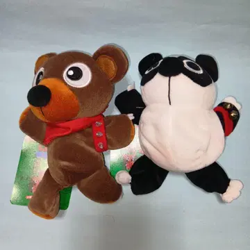 작은 철권 동물 봉제 인형 곰 팬더