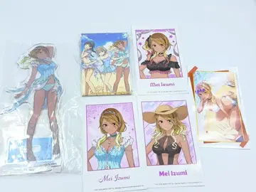 아이돌 마스터 샤니마스 이즈미 아이 아크릴 스탠드 캔뱃지 브로마이드