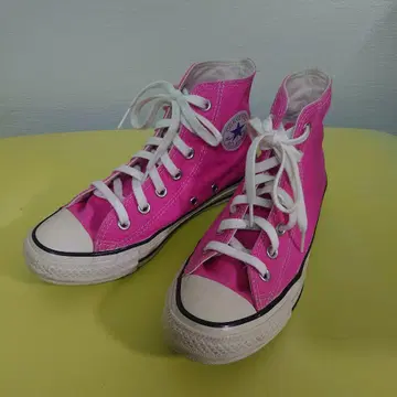 CONVERSE ALL STAR 핑크 하이컷 스니커즈 23cm