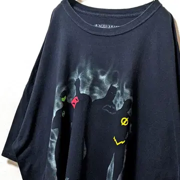 저스티스 리그 빅 로고 티셔츠 블랙 검정 3XL 구제 의류