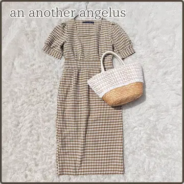 fint/an another angelus 깅엄 체크 원피스 S