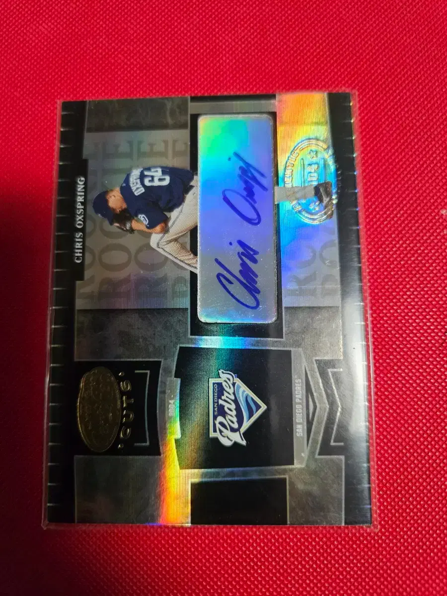 LG 용병 크리스 옥스프링 Donruss 오토 카드