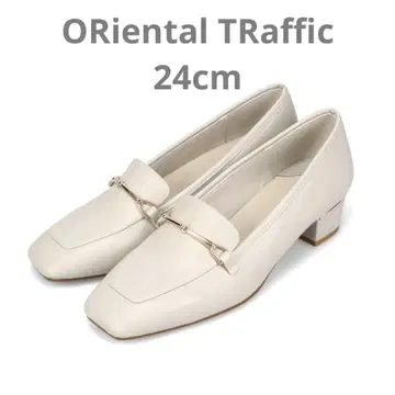 ORiental TRaffic 메탈릭 라인 비트 힐 로퍼 24cm
