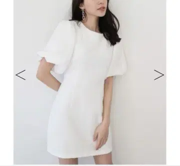 앰비언트 볼륨 쓰리 브라 라메 트위드 미니 원피스