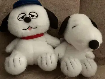 스누피 올라프 봉제 인형 2개 세트