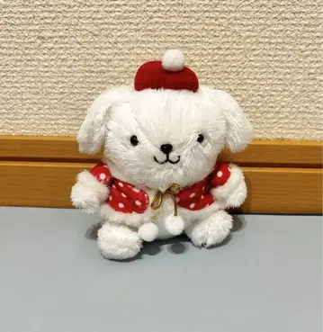 폼폼푸딩 크리스마스 마스코트 키링