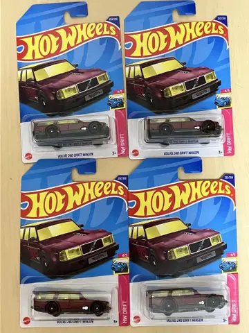 핫휠 볼보 240 드리프트 왜건 Hot Wheels 4대 세트